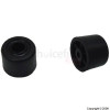 big Bags 1 1/8` Black Door Stops Pack of 30