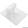 Bags White Self Adhesive Hooks Medium Size