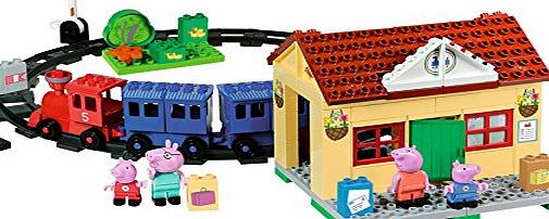 BIG  Peppa Pig Train Station Building Sets