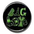Big Boys Logo Button Badges