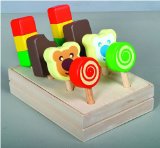 Wooden Ice Creams on Sticks - Santoys