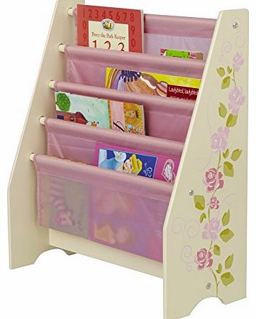 Big Red Warehouse Childrens Ivory Rose Sling Bookcase