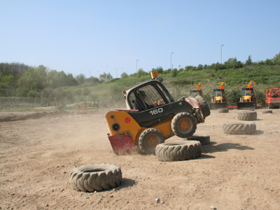 Big Vehicles Dumper Truck Racing For Two