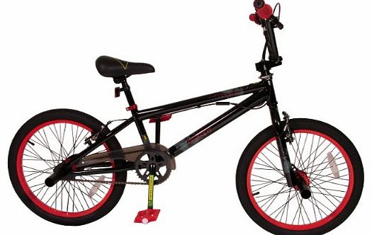 20`` Bigfoot Avalanche Stunt style BMX 10`` frame Black and Red.