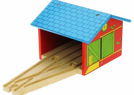 Bigjigs Rail BJT123 Double Engine Shed