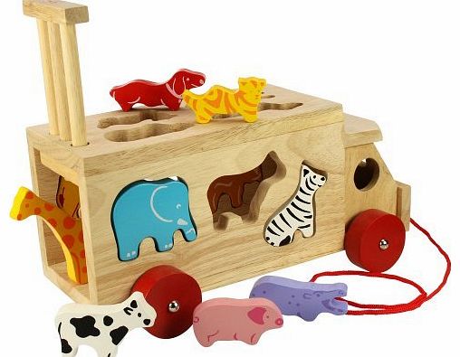 Bigjigs Toys BJ300 Animal Shape Lorry