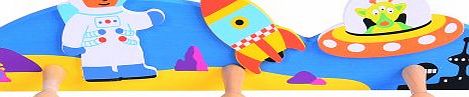 Bigjigs Toys BJ964 Coat Hook (Space)
