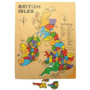 Bigjigs Toys British Isles Wooden Inset Puzzle