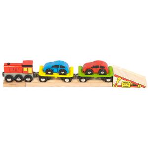 Bigjigs Toys Car Transporter Train