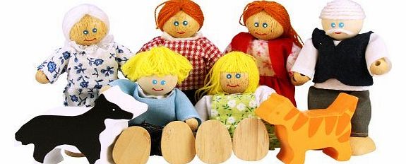 JT117 Heritage Playset Doll Family