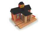 Bigjigs Toys Ltd Train Station (Compatible with all leading wooden rail systems