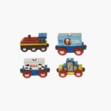 Wooden Train Track Accessories - Goods Train (compatible with other leading brands) - Bigjigs Rail
