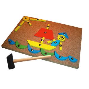 Bigjigs Toys Pin-a-Shape Set