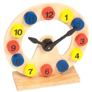 Bigjigs Toys Wooden Clock