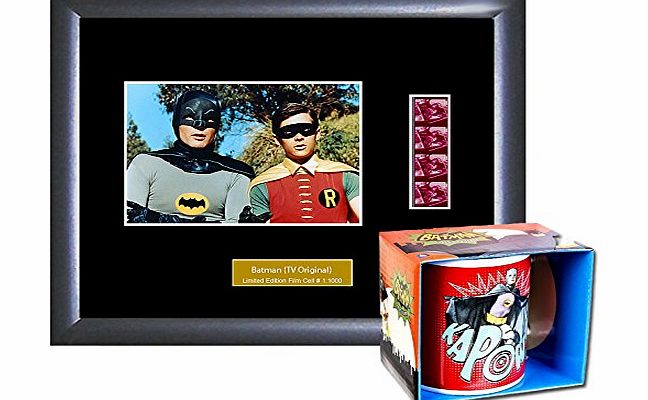 Bigscreencells Batman memorabilia - TV Original - Numbered Limited Edition Film Cell amp; Batman Kapow - Boxed Mug