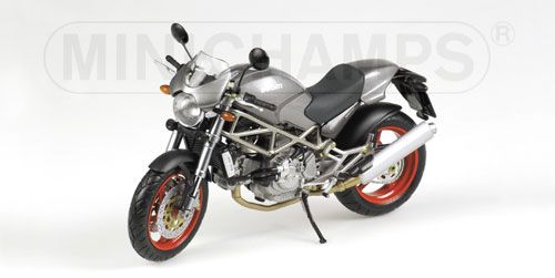 Ducati Monster S4 anthracite with red wheels 1:12