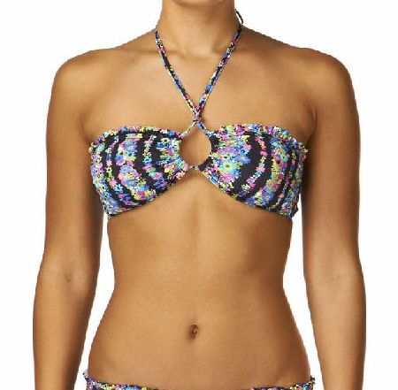 Bikini Bar Womens Bikini Bar Beach Bandeau Bikini Top - Noir