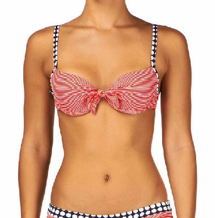 Bikini Bar Womens Bikini Bar Cream Balcony Bikini Top -