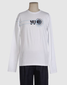 BIKKEMBERGS TOP WEAR Long sleeve t-shirts BOYS on YOOX.COM