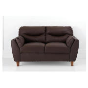 bilbao leather sofa regular, chocolate