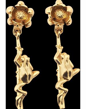 Hedgerow Bluebird Gold Plated Stud