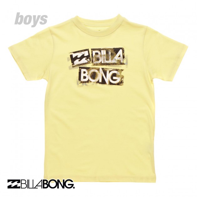 Billabong Boys Billabong Oversight T-Shirt - Light Yellow