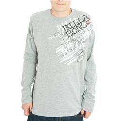 Billabong Boys Cution LS T-Shirt - Grey Heather