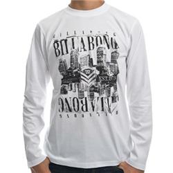 Billabong Boys District LS T-Shirt - White