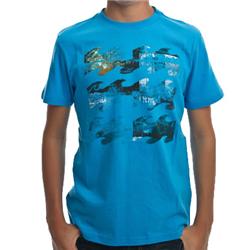 Billabong Boys Divided SS T-shirt - Ocean Blue