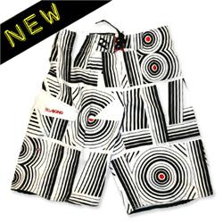 Boys Land Speeder Board Shorts - White