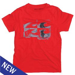 Billabong Boys Night Vision T-Shirt - Fire Red