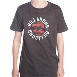 Billabong Boys Pavement T-Shirt - Black Heather