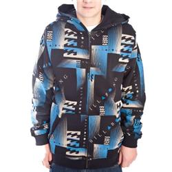 Boys Reckomulation Zip Hoody - Black