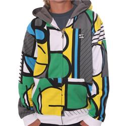Boys Reckoner Zip Hood - White