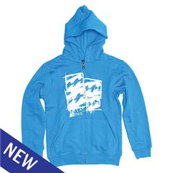 Boys Recon Zip Hoody - Turquoise