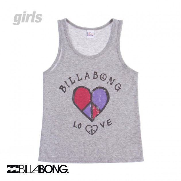 Billabong Girls Billabong Dreamers T-Shirt - Heather Grey