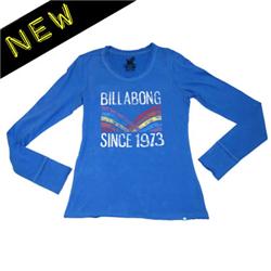 billabong Ladies Cassandra T-Shirt - Electric Blue