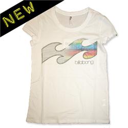 billabong Ladies Luciana SS T-Shirt - White