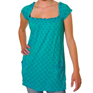 Naxos Smock top - Tavi Blue