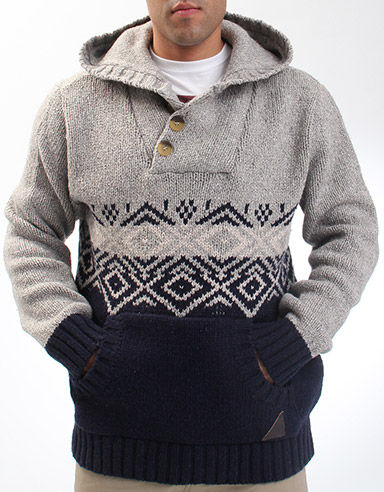 Land Hooded knit