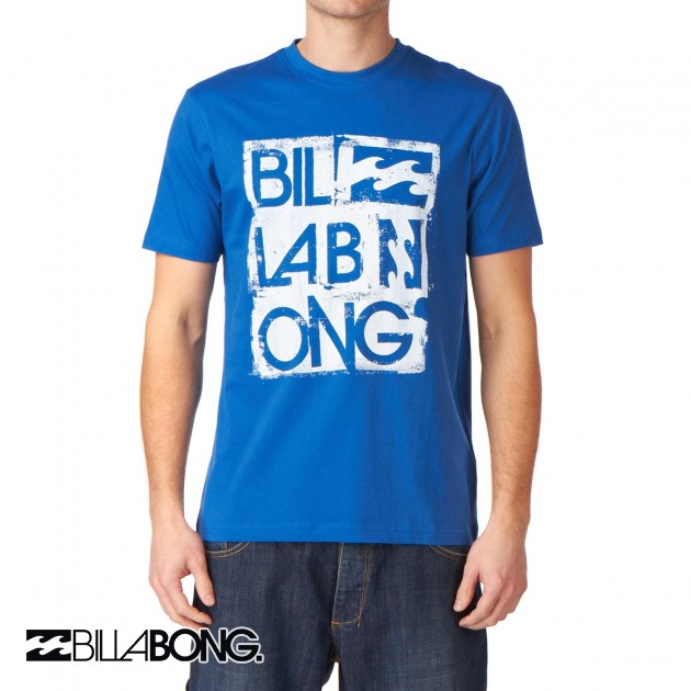 Billabong Mens Billabong Bigblock T-Shirt - Royal Blue
