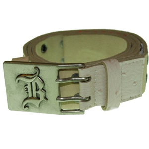Billabong Mens Billabong Finally Leather Belt. White