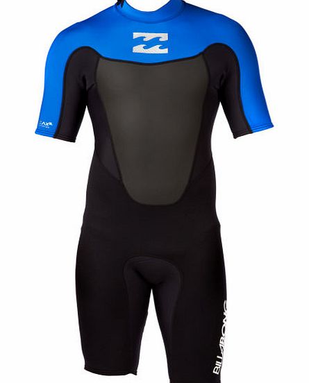 Billabong Mens Billabong Foil 2mm Back Zip Short Sleeve