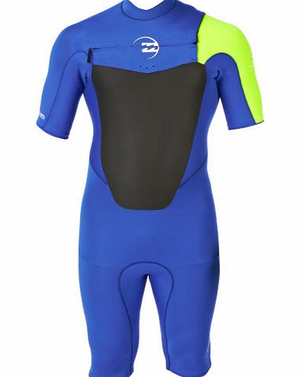 Billabong Mens Billabong Foil 2mm Chest Zip Shorty