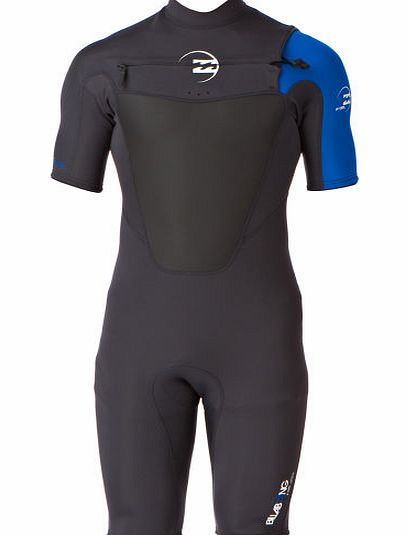 Billabong Mens Billabong Foil 2mm Flat Lock Chest Zip