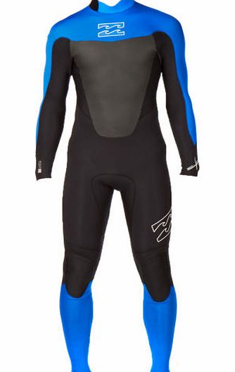 Billabong Mens Billabong Foil 3/2mm Back Zip Wetsuit -