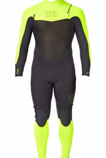 Billabong Mens Billabong Foil 3/2mm Chest Zip Wetsuit -