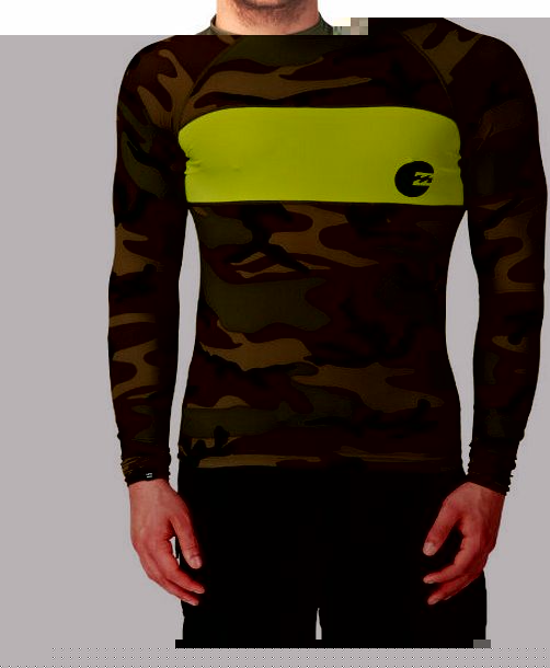 Billabong Mens Billabong Invert Long Sleeve Rash Vest -