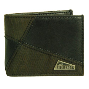Billabong Mens Billabong Leather Fargo Wallet. Black