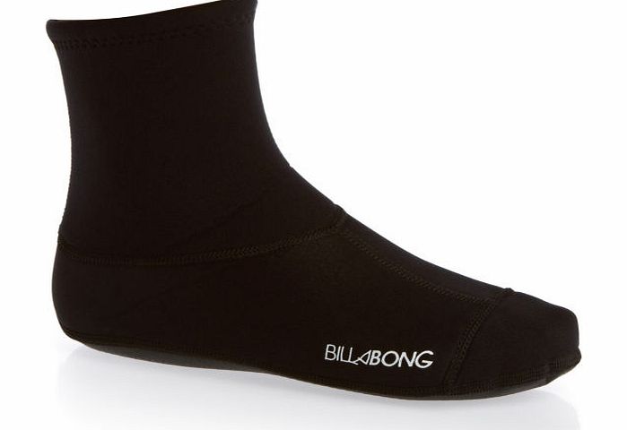 Billabong Mens Billabong Neo Flatlock Wetsuit Socks - Black